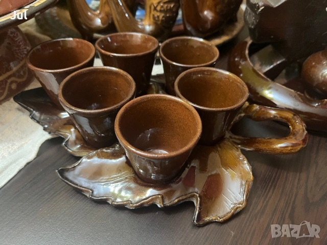 Керамични съдове с троянска шарка, снимка 15 - Антикварни и старинни предмети - 53929575