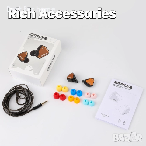 Linsoul 7Hz x Crinacle Zero:2 инчови слушалки с монитор., снимка 7 - Слушалки и портативни колонки - 52445470