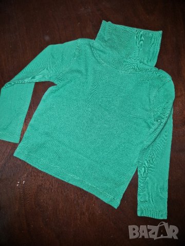2-3г 98см Комплект 2бр Блуза с дълъг ръкав тип поло памук без следи от употреба, снимка 2 - Детски Блузи и туники - 42104086