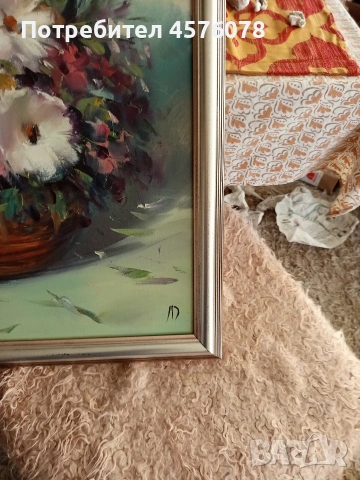 красива картина  платно маслени бои, снимка 4 - Картини - 54111951