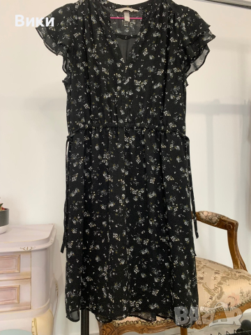 Красива рокля на H&M размер 38 подходяща за S, снимка 10 - Рокли - 44607131