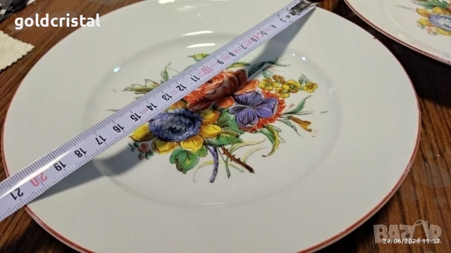 стар български порцелан чинии , снимка 6 - Антикварни и старинни предмети - 36290141