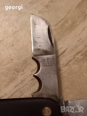  стар джобен нож Christians Solingen , снимка 8 - Ножове - 42908539