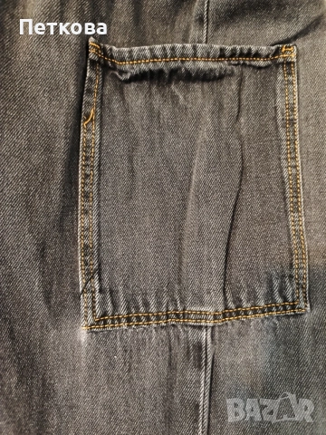 Дамски черни дънки от  Bershka , снимка 7 - Дънки - 55805295