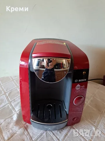 Еспресо кафе машина, BOSCH, с капсули. , снимка 2 - Кафемашини - 47639667