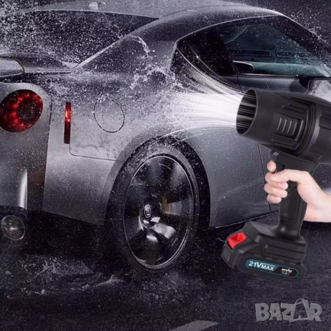 Мощна акумулаторна духалка 1500W с две батерии – Турбо пистолет за листа, прах, сняг и подсушаване, снимка 4 - Други инструменти - 52177766