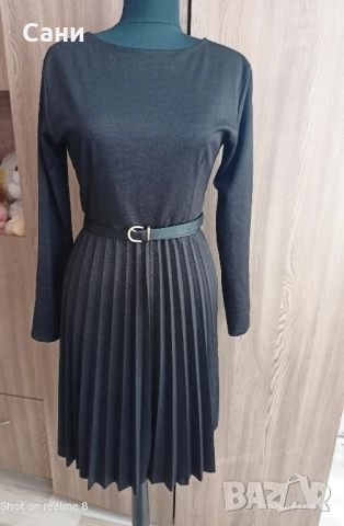 Черна рокля 👗 солей, снимка 2 - Рокли - 51853661