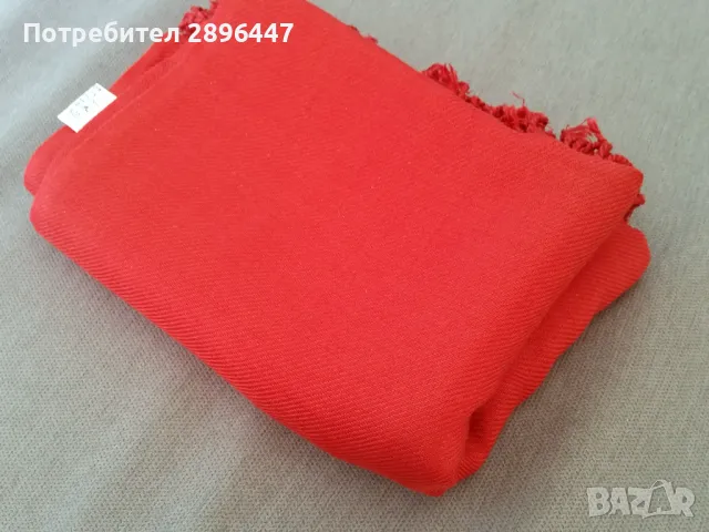 Много красив шал. 100% памук, снимка 6 - Шалове - 48097493