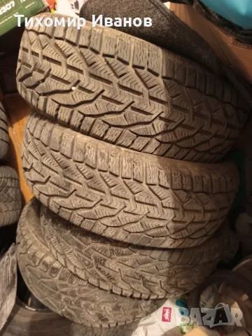 Зимни гуми БУКВАЛНО КАТО НОВИ - Tigar 205/55 R16 91T – 4 бр. само 3 зимни сезона карани, мек грайфер
