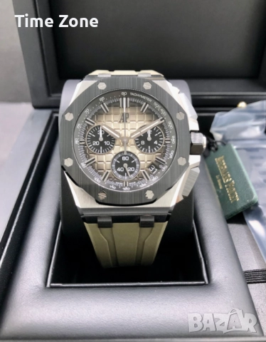 Audemars Piguet Royal Oak Offshore Chronograph 43mm Steel Black Ceramic Bezel Различни Варианти, снимка 13 - Мъжки - 52998471