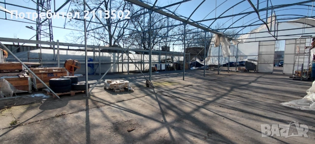 Метална конструкция за оранжерия - 320 кв. м, снимка 2 - Оранжерии - 53150580