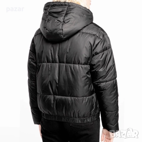 ELLESSE Оригинално Дамско Късо Пухено Яке Грейка с Качулка L-XL, снимка 3 - Якета - 51944829