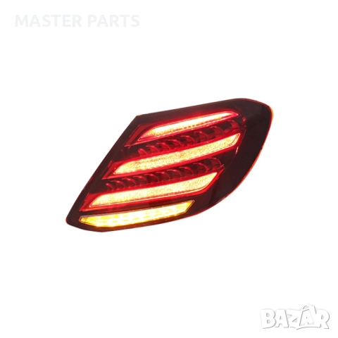 ЧИСТО НОВИ LED Стопове 1:1 за Mercedes W213 16-20 ЖЪЛТ мигач , снимка 7 - Части - 52997709