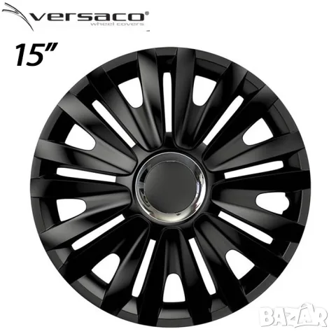 Тасове Versaco Royal RC черни за 15'' джанти, комплект от 4 броя, снимка 2 - Аксесоари и консумативи - 55861702