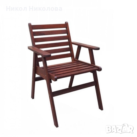 Градински комплект Tirora Muhler Meranti – 5 части , снимка 3 - Маси - 52303105