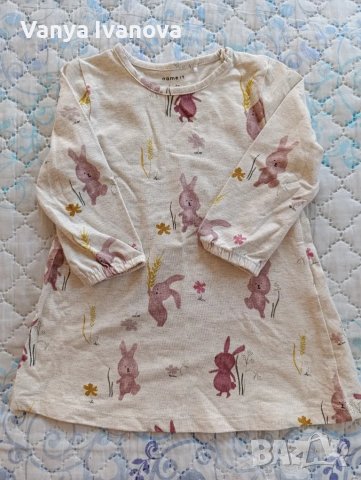 Name it  лот от 4 роклички 74- 86, снимка 4 - Бебешки рокли - 49243774