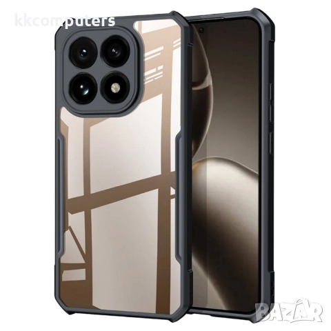 XUNDD Калъф за Xiaomi 15T с Прозрачен акрилен гръб | TPU рамка, Airbag технология, вкл. Протектор | 