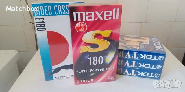 Нови видео касети 180 VHS 5 броя