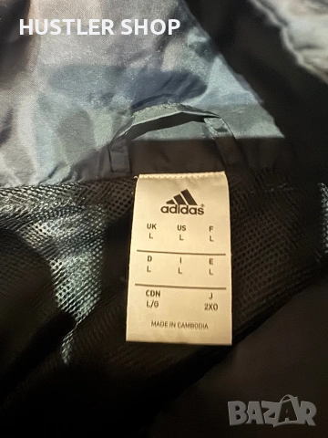 Мъжка ветровка ADIDAS. Размер L, снимка 5 - Спортни дрехи, екипи - 54184385