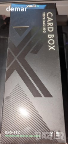 Кутия за карти Vault X Exo-Tec 450+ с магнитен капак - черно, червено, снимка 10 - Нумизматика и бонистика - 42223409