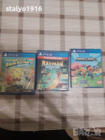 3 игри за Ps4 за 30лв