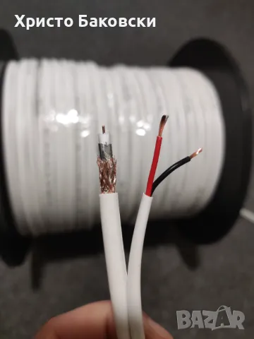 Коаксиален кабел RG59 + 2x0,5mm CU, снимка 1
