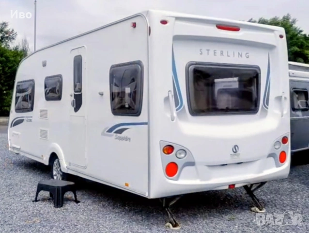 Продавам пет местна каравана „Sterling Eccles Sapphire“ 2010г. с МОТОРМУВЪР И ФОРСЕЛТ! 