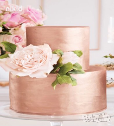 Шлак метал варак на люспи фолио Медено злато златно фолио за консумация ядивно декор десерти торта, снимка 2 - Други - 31111739