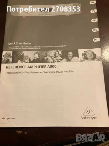 усилвател BEHRINGER, снимка 3 - Ресийвъри, усилватели, смесителни пултове - 49458450