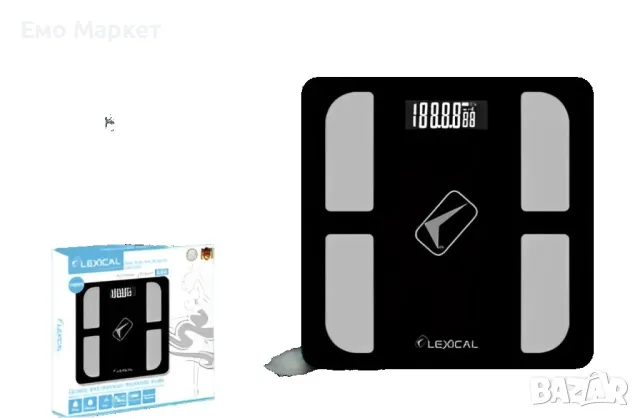 Електронен смарт кантар с bluetooth LBS-4370, снимка 5 - Други стоки за дома - 49385374