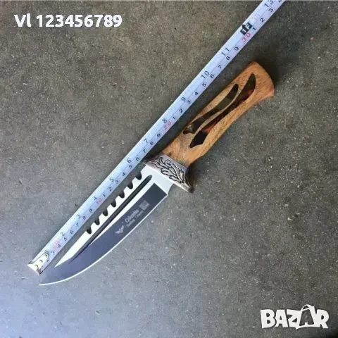 Огромен ловен нож Columbia S052 с фиксирано острие / 2 варианта/, снимка 3 - Ножове - 50803948