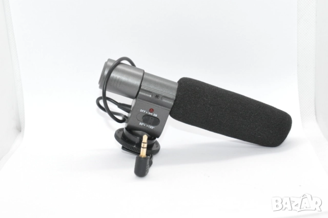 Микрофон за камери Shonggu SG108, снимка 3 - Чанти, стативи, аксесоари - 52382039