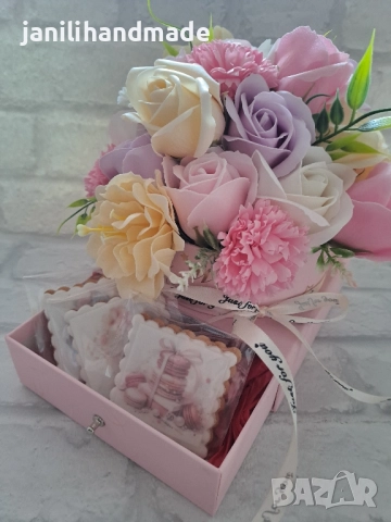 Луксозна завършена кутия розова, снимка 5 - Подаръци за жени - 52151887