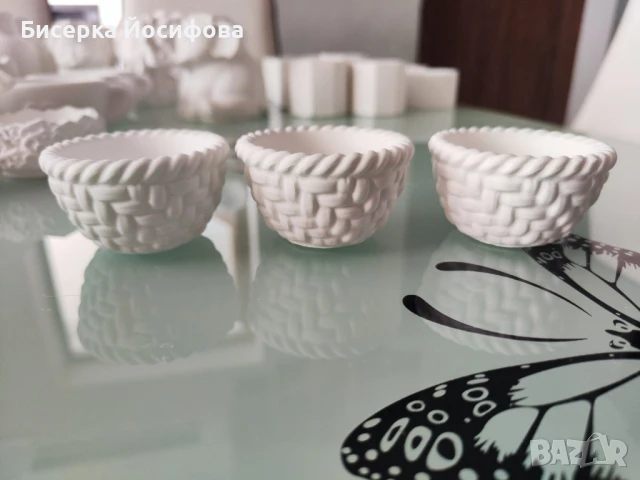 Заготовки  за вашите проекти + Кашпи съдове от керамична смес , снимка 10 - Вази - 50963283