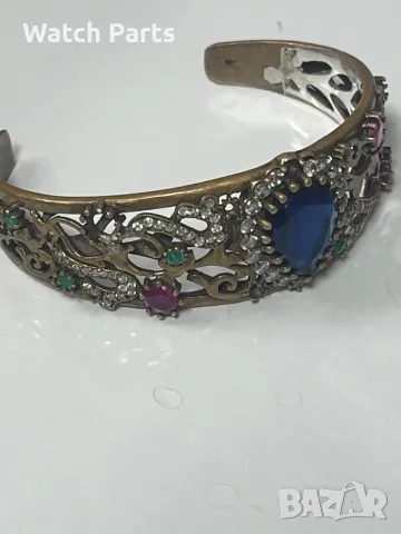 Ориенталска гривна със сребро и месинг, снимка 7 - Други - 48727080