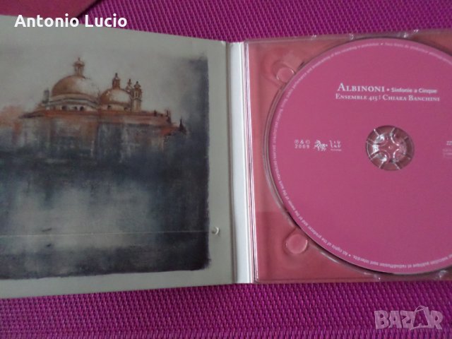 Albinoni - Sinfonie a Cinque op.2 - Ensemble 415 - Chiara Banchini, снимка 2 - CD дискове - 35288156