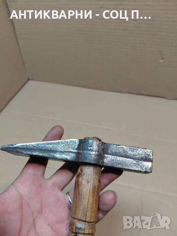 Соц Стар Чисто Нов Каменоделски Чук 0.750кг. НОМЕР 1710., снимка 7 - Антикварни и старинни предмети - 54233727