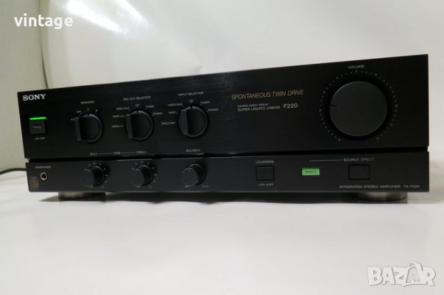 Sony TA-F220, снимка 5 - Ресийвъри, усилватели, смесителни пултове - 39779245