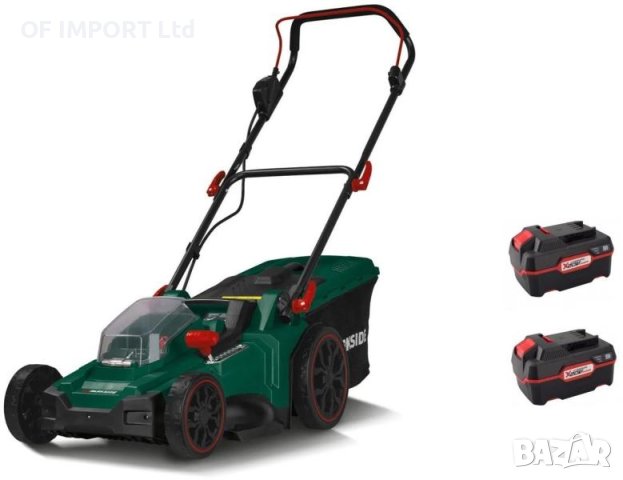 Акумулаторна Косачка PARKSIDE 40V Li-Ion X-Team Безчетков Mотор, снимка 2 - Градинска техника - 42533009