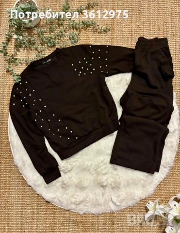 Дамски комплект с камъчета, снимка 5 - Спортни екипи - 52532304