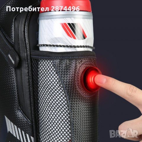 2148 Чантичка за под седалката на колело със заден стоп, снимка 6 - Части за велосипеди - 30911481