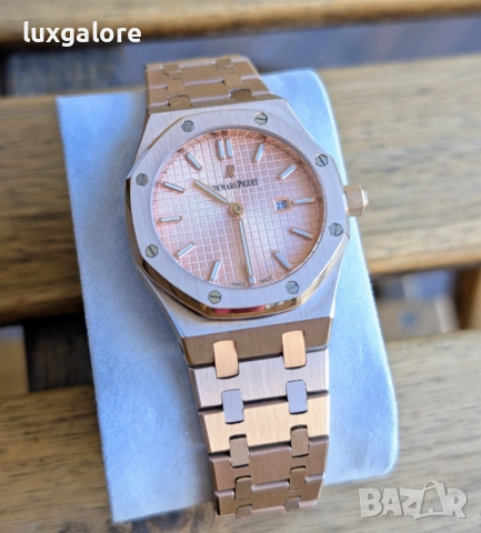 Дамски часовник Audemars Piguet Royal Oak 34 с кварцов механизъм, снимка 2 - Дамски - 51799407
