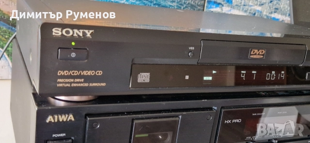 Sony DVP-S335, снимка 2 - Плейъри, домашно кино, прожектори - 51951820