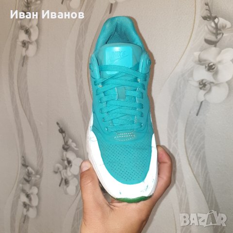 маратонки Nike Air Max 1 ULTRA MOIRE LIGHT номер 38,5, снимка 4 - Маратонки - 36470112