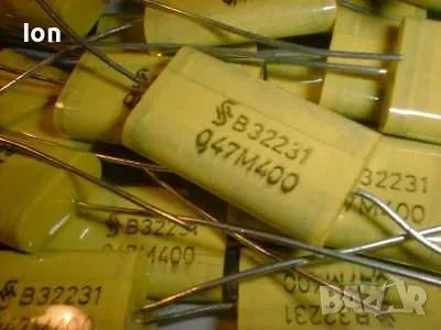 0.47uF/400V Siemens vintage axial capacitors for audio, снимка 2 - Друга електроника - 48898499