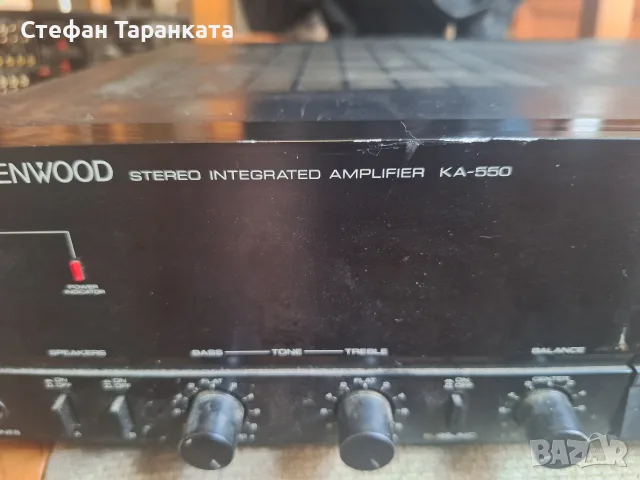 Усилвател Kenwood KA-550 , снимка 4 - Ресийвъри, усилватели, смесителни пултове - 55890969