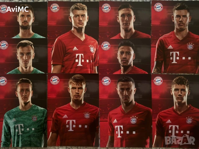Байерн Мюнхен - сезон 2019/20 картички, снимка 5 - Фен артикули - 54099124