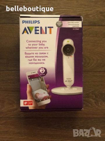 Philips Avent SCD860 Интелигентен Wifi бебефон видеофон система за наблюдение на бебета, снимка 5 - Бебефони - 31221053