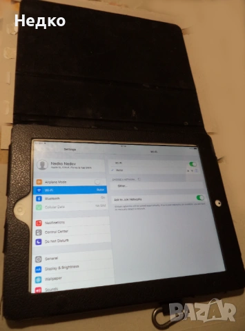 iPad 4 - 9,7", 32 GB, Wi-Fi + SIM, Модел A1460 с калъф от кожа/картон, снимка 5 - Таблети - 54307684