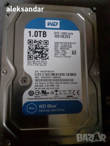  3.5 .WD 1TB , снимка 1 - Твърди дискове - 38440326